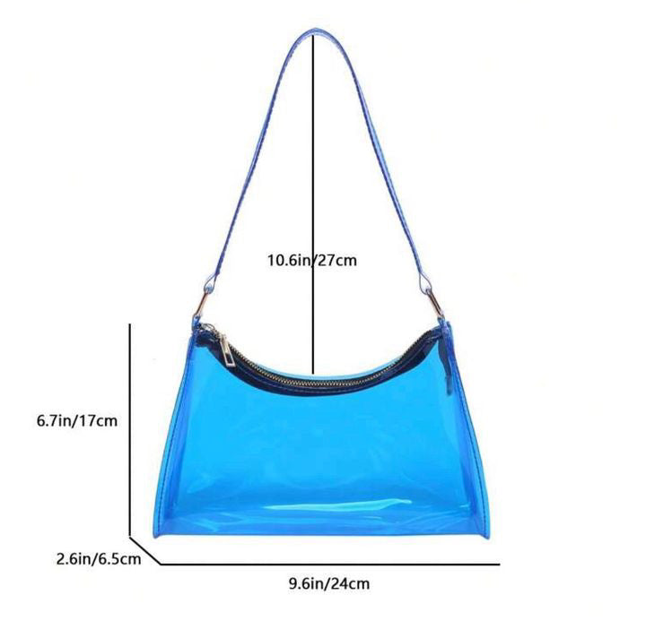 Clear Bag - Blue