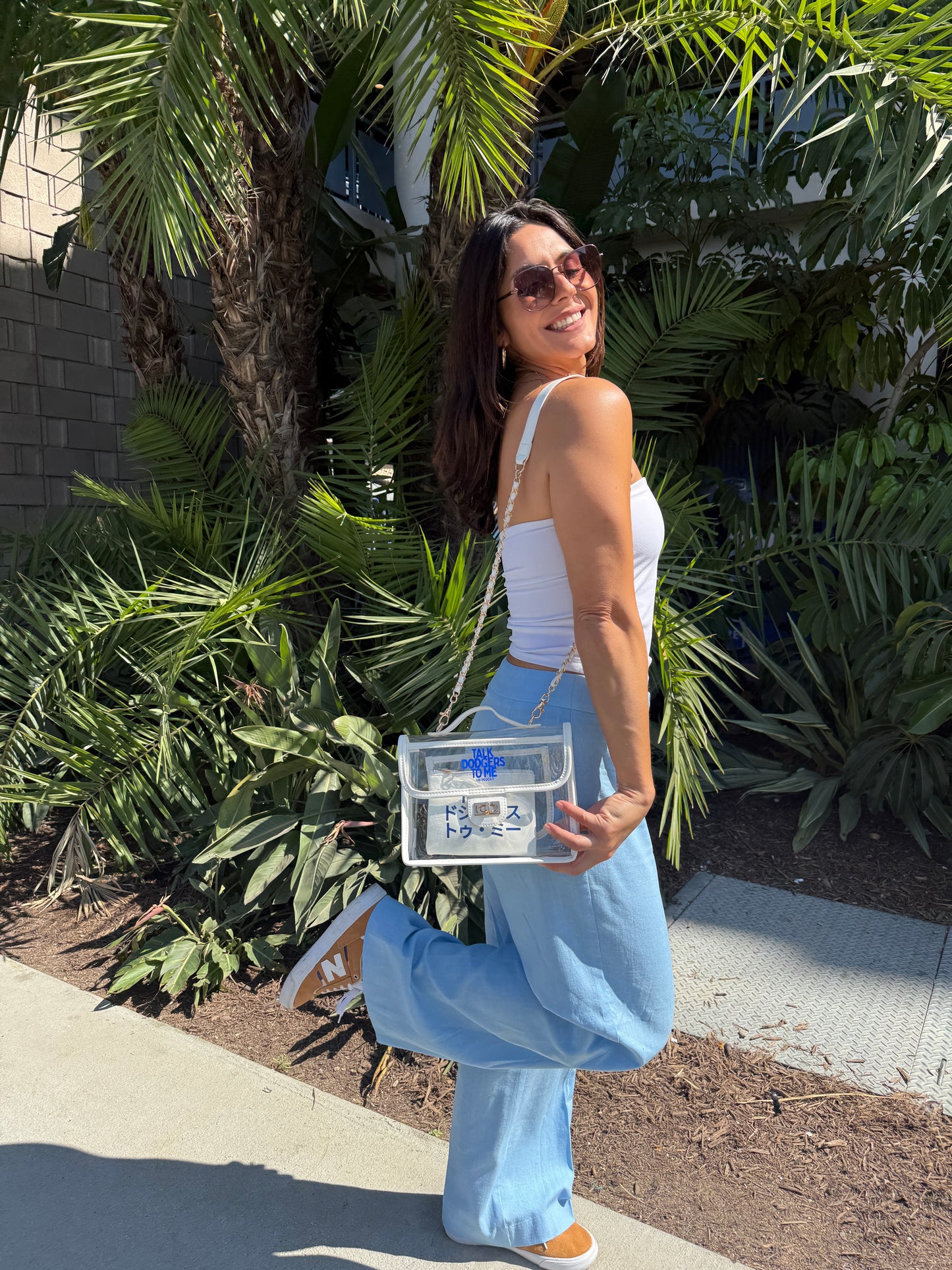 TDTM x SHEERGEAR Collab: White Crossbody Bag