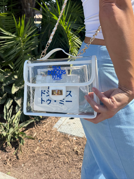 TDTM x SHEERGEAR Collab: White Crossbody Bag